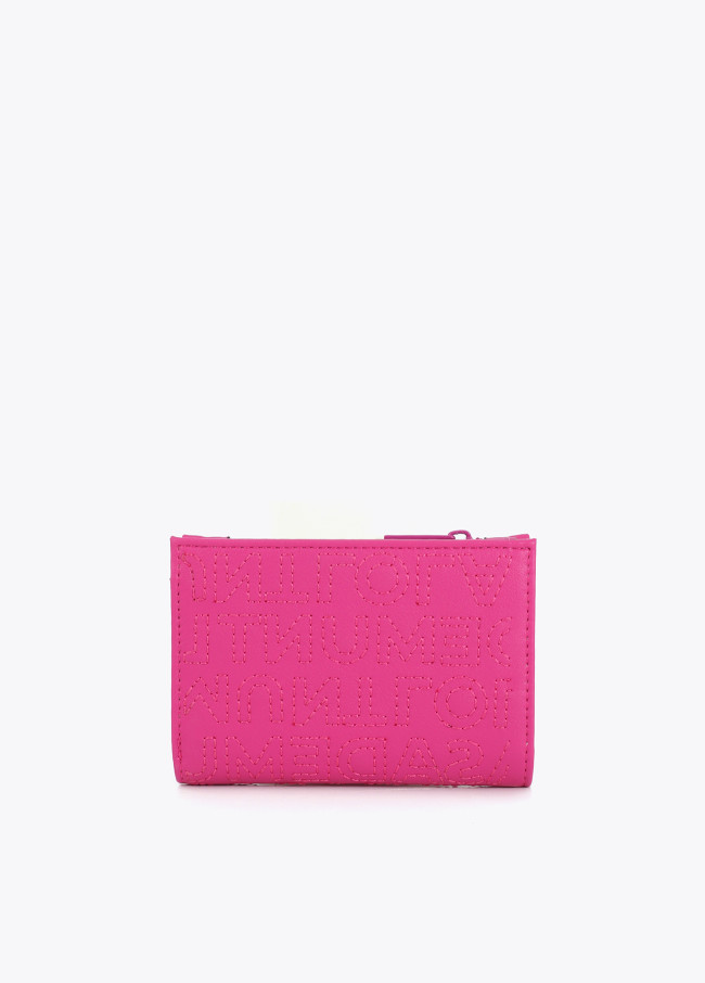 Stitched Logo Wallet
