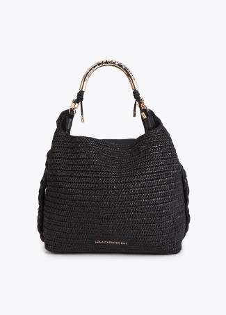 Bolso shopper Lola Casademunt 1981 efecto rafia