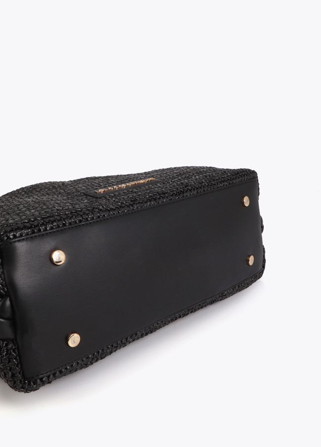 Bolso shopper Lola Casademunt 1981 efecto rafia