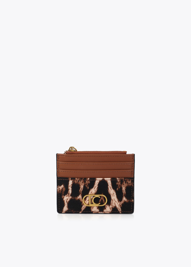 Animal Print Card Holder