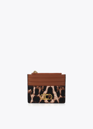 Animal Print Card Holder
