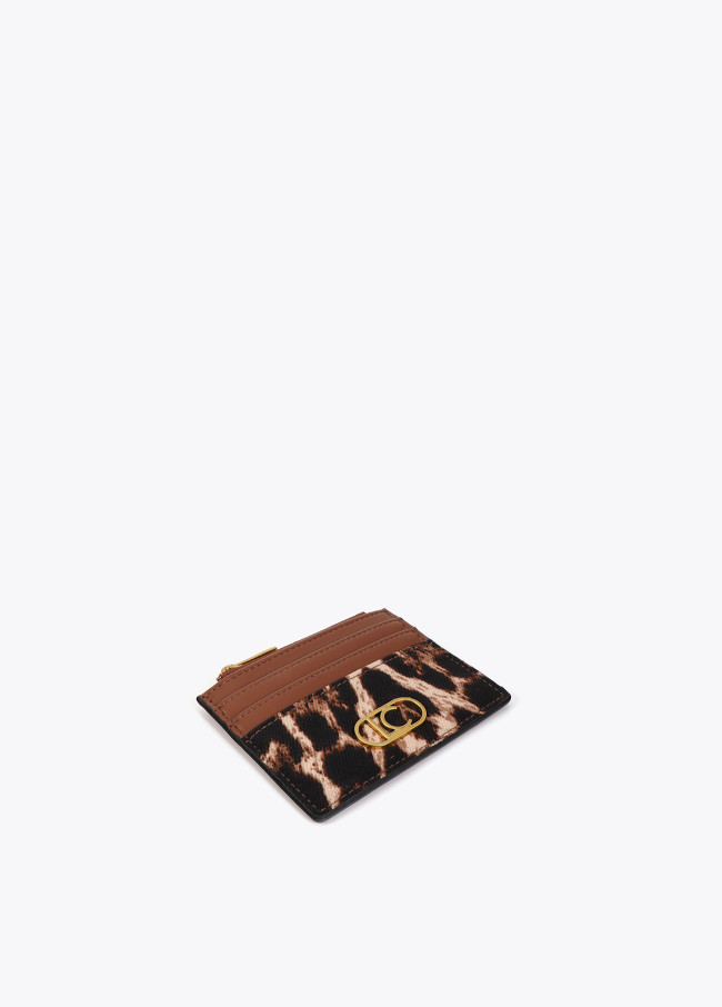 Animal Print Card Holder
