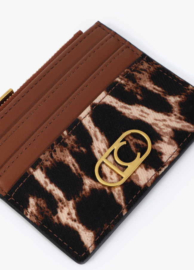 Kartenetui mit Animalprint
