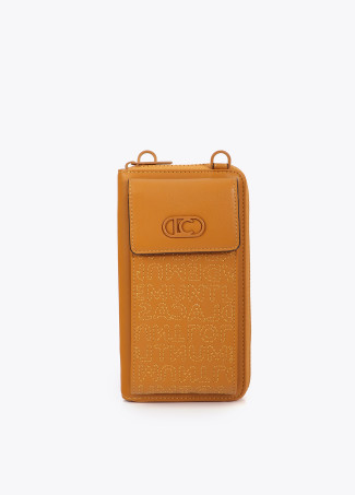 Handytasche mit Logo-Naht