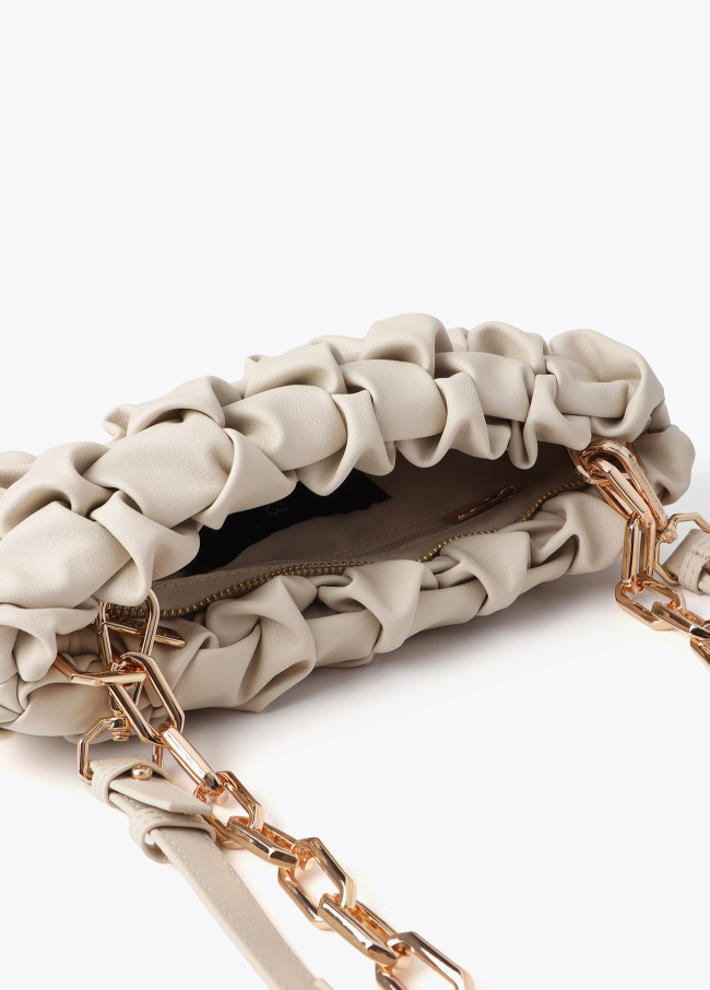 Knot Effect Shoulder Bag