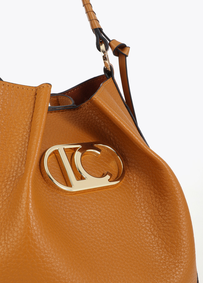 Borsa Hobo Effetto Pelle Manico Intrecciato e...