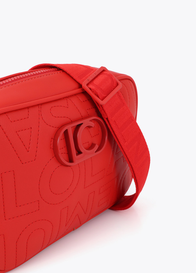 Monogram Stitching Crossbody