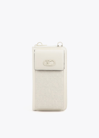 Handytasche mit Logo-Nähten