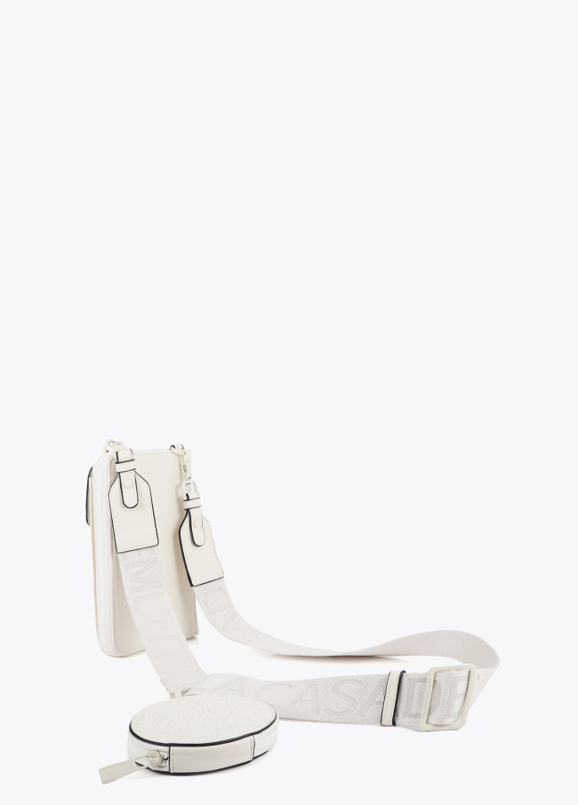 Bolsito para el móvil pespuntes logo