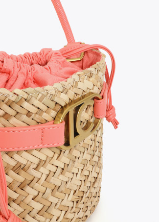 Sac Seau avec Détails Effet Cuir