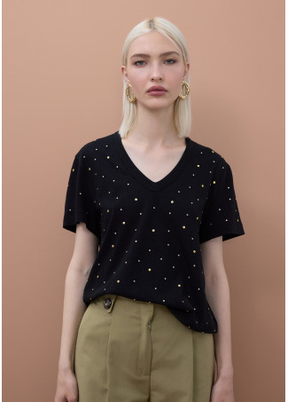 Camiseta decote em V