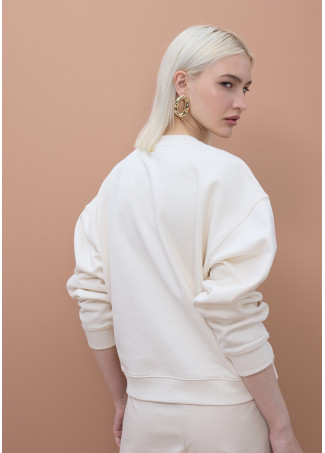 Animal-Sweatshirt by Maite mit Strass