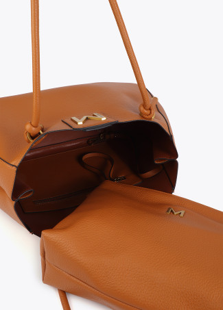 Shopper avec Détails Métalliques