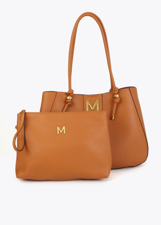 Shopper com Detalhes Metálicos