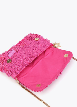 Tone-On-Tone Beaded Baguette