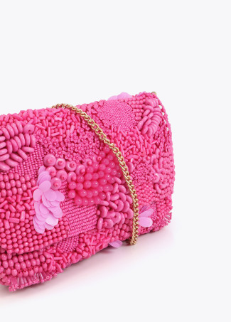 Bolsa com Pedraria Tom sobre Tom