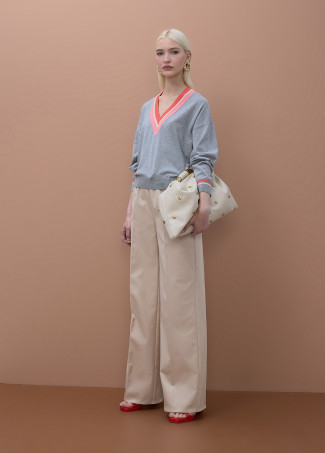 Sac Hobo Texturé à Clous