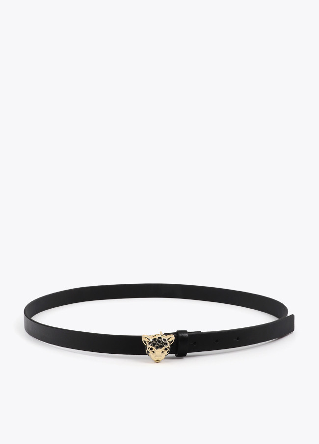 Personalized Leopard Buckle Belt