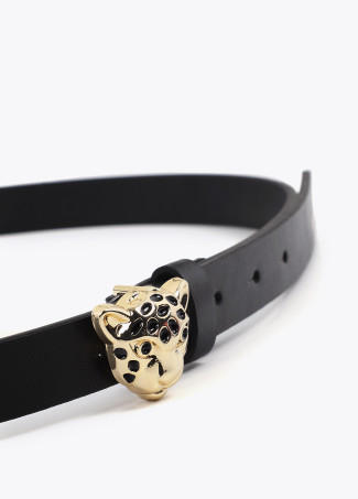 Cinturón hebilla leopardo personalizado