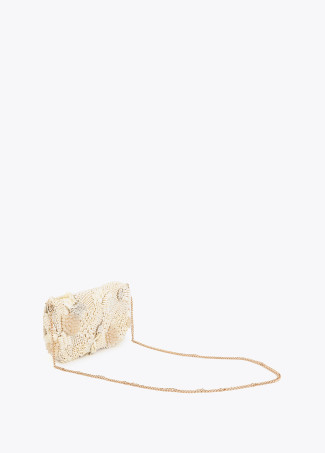 Tonal Beaded Baguette