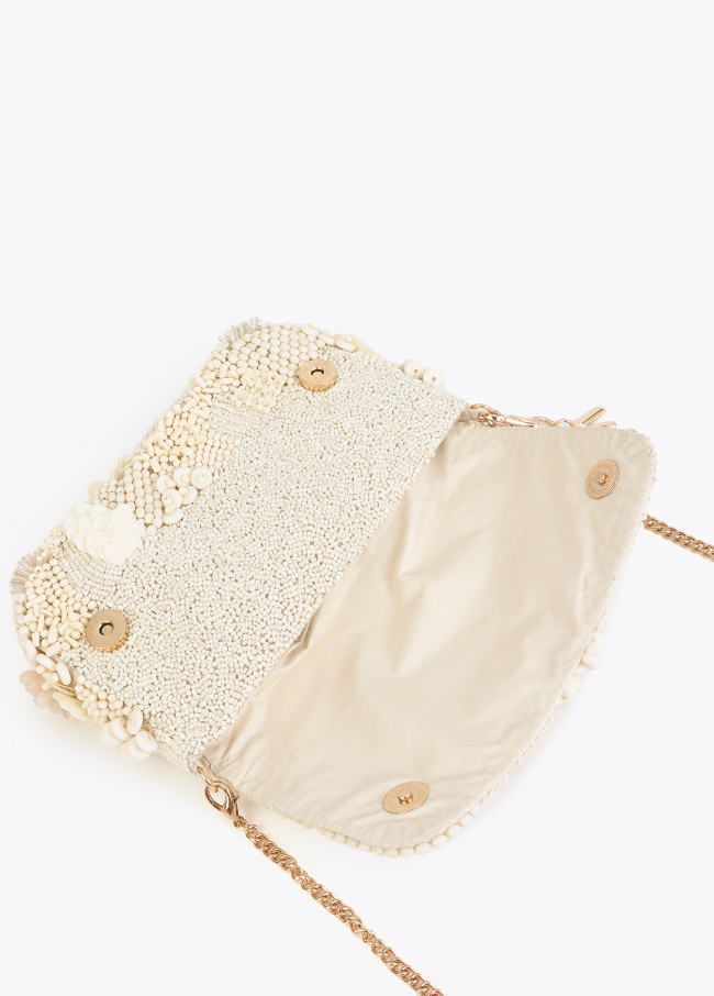 Tonal Perlen Baguette Tasche