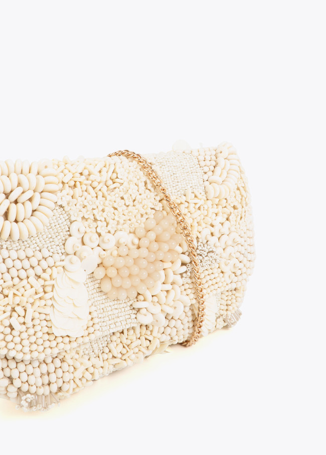 Tonal Beaded Baguette