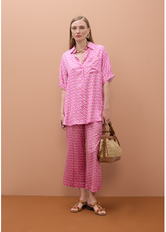 Culotte en satin imprimée Emes