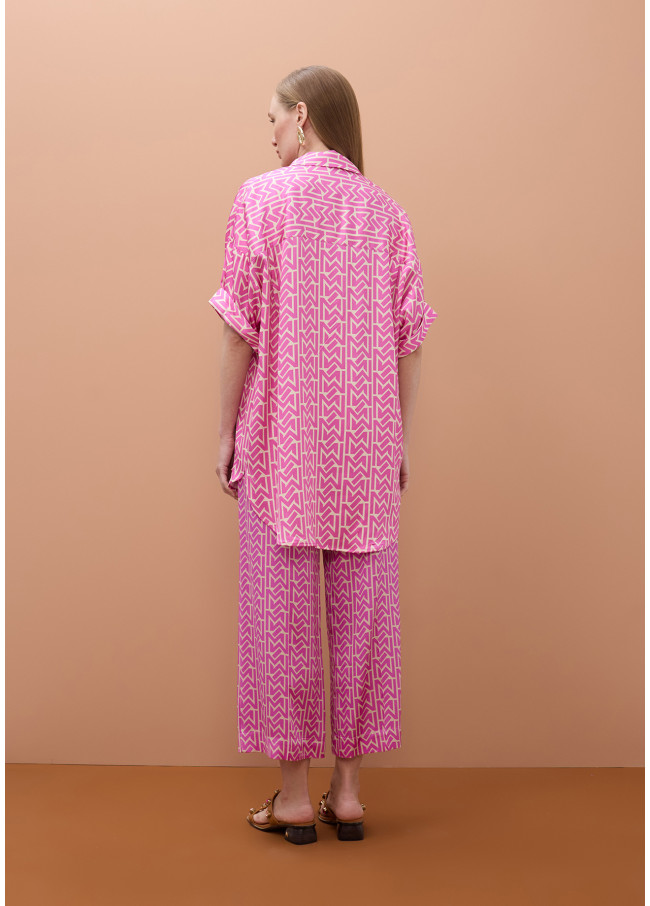 Satin Printed Culotte Emes