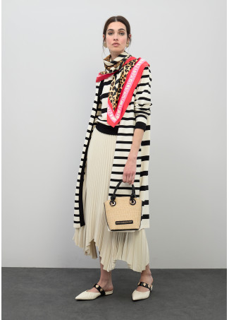 Asymmetrical Pleated Skirt