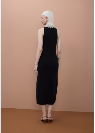 Robe à col Perkins détails strass