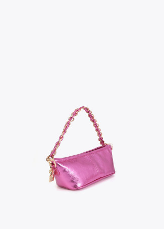 Borsa Effetto Brillante con Catena