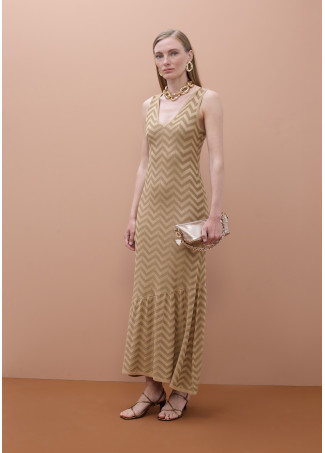 Dress with Ruffle Hem