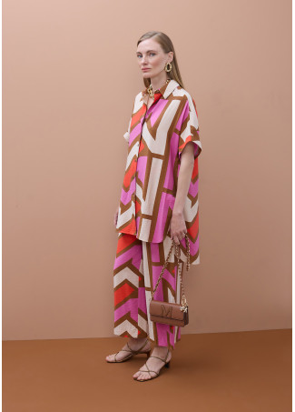 Camicia Oversize Logo M