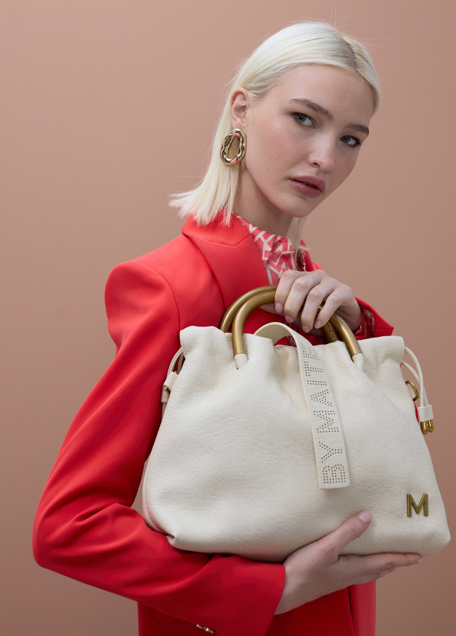 Sac en Cuir Synthétique à Anse Ronde