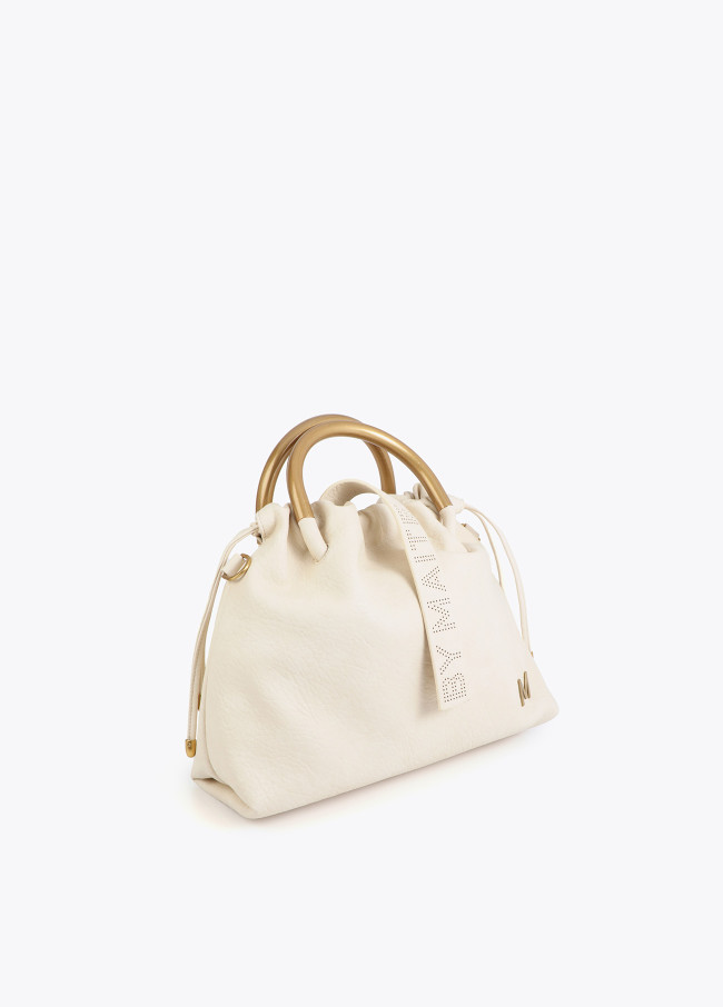 Sac en Cuir Synthétique à Anse Ronde