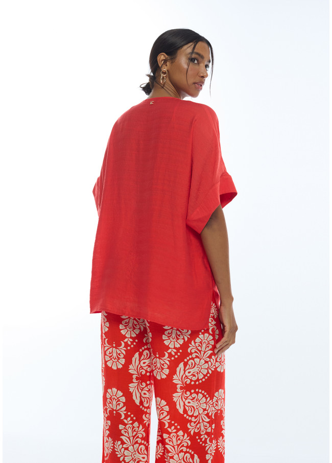 Paisley Print Fluid Culotte