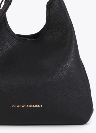 Shopper asa trenzada detalles metálicos