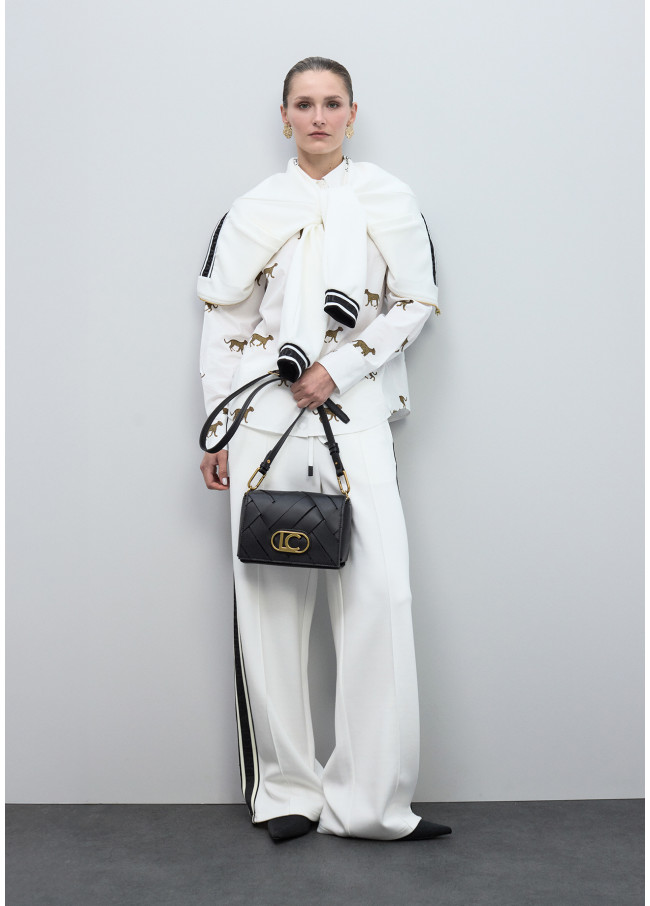 Braided Crossbody Bag