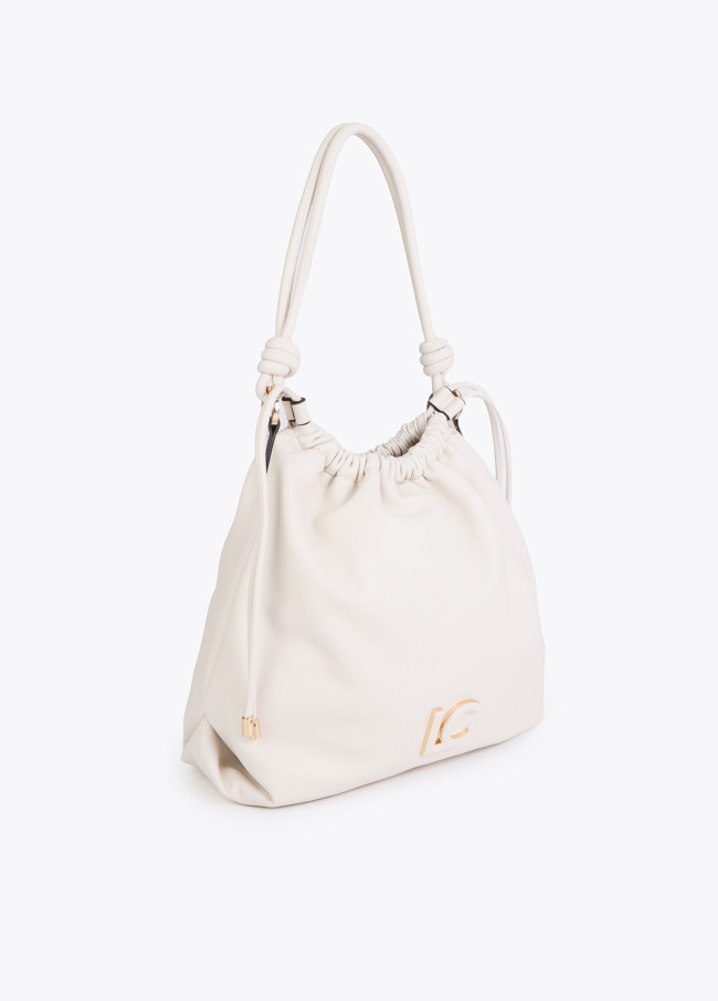 Lined LC Hobo Bag