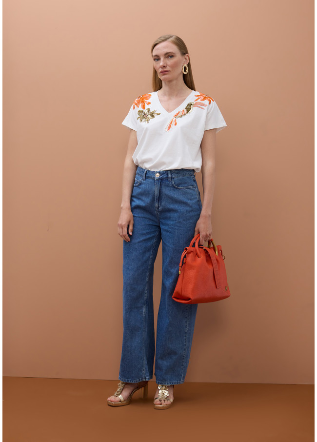 Tucan T-Shirt with Jewels