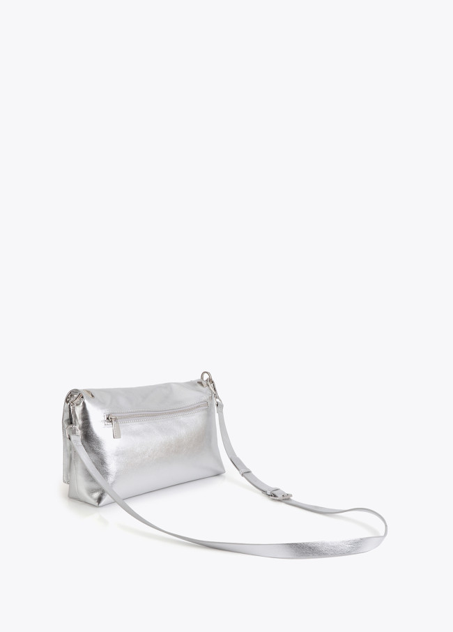 Metallic Crossbody with Rectangular Studs