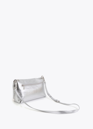Metallic Crossbody with Rectangular Studs