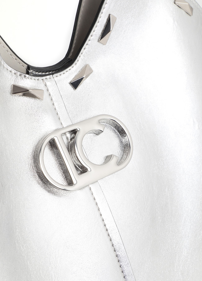 Metallic Studded Shopper