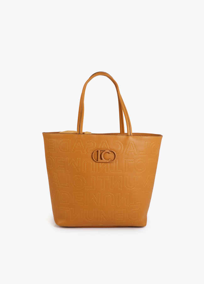 Destrukturierter Monogram-Shopper