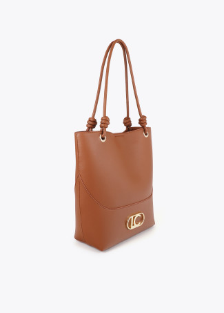 Bolsa Shopper Alça Nó Marrom