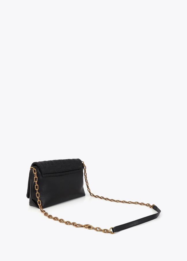 Borsa a Tracolla con Patta Trapuntata Logo