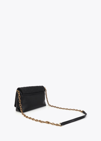 Borsa a Tracolla con Patta Trapuntata Logo