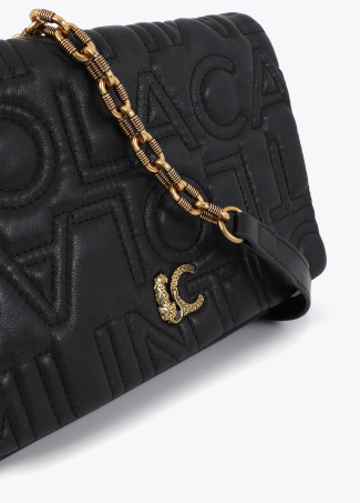 Borsa a Tracolla con Patta Trapuntata Logo