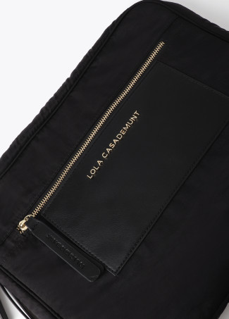 Borsa pc in nylon e PU