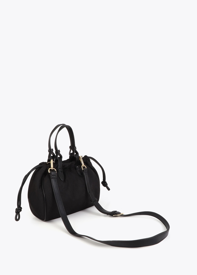Mini shopper combinata nylon e PU